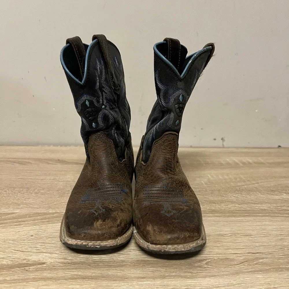 Ariat Kids' Brown Western Boot Kids Size 11 1001275